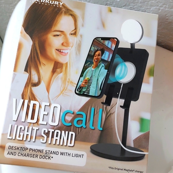 Desktop Phone Stand with Light - Picture 1 of 8